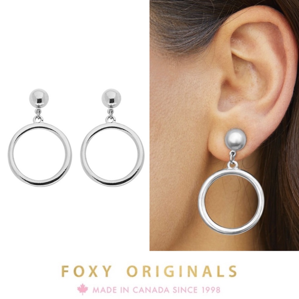 *NWT* Foxy Originals Silver Earrings